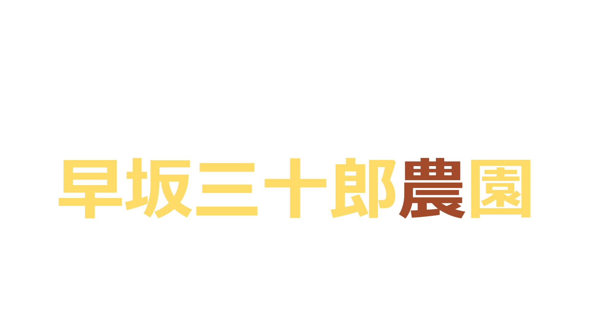 早坂三十郎農園ホームページ-庄内砂丘メロン